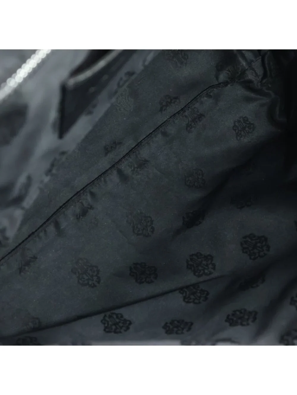 Chrome Hearts FS Tote Ball Studs FS Cross Leather Black with Patch